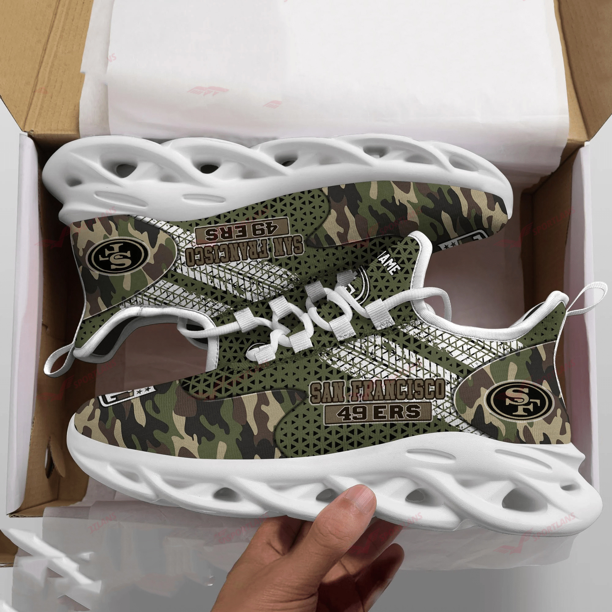 San Francisco 49ers NFL Max Soul Shoes Sneakers For Men And Women Calebmatthewhans
