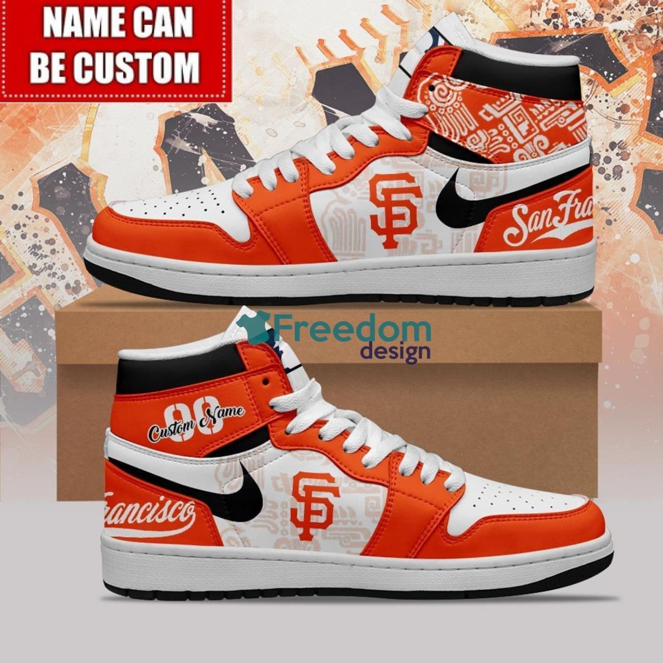San Francisco Giants AJ1 High Sneakers Shoes For Men And Women Calebmatthewhans