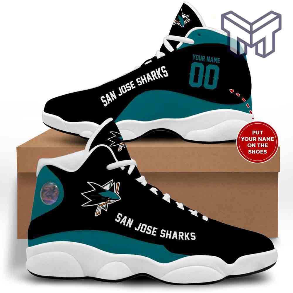 San Jose Sharks AJ13 Sneakers Shoes For Men And Women Calebmatthewhans