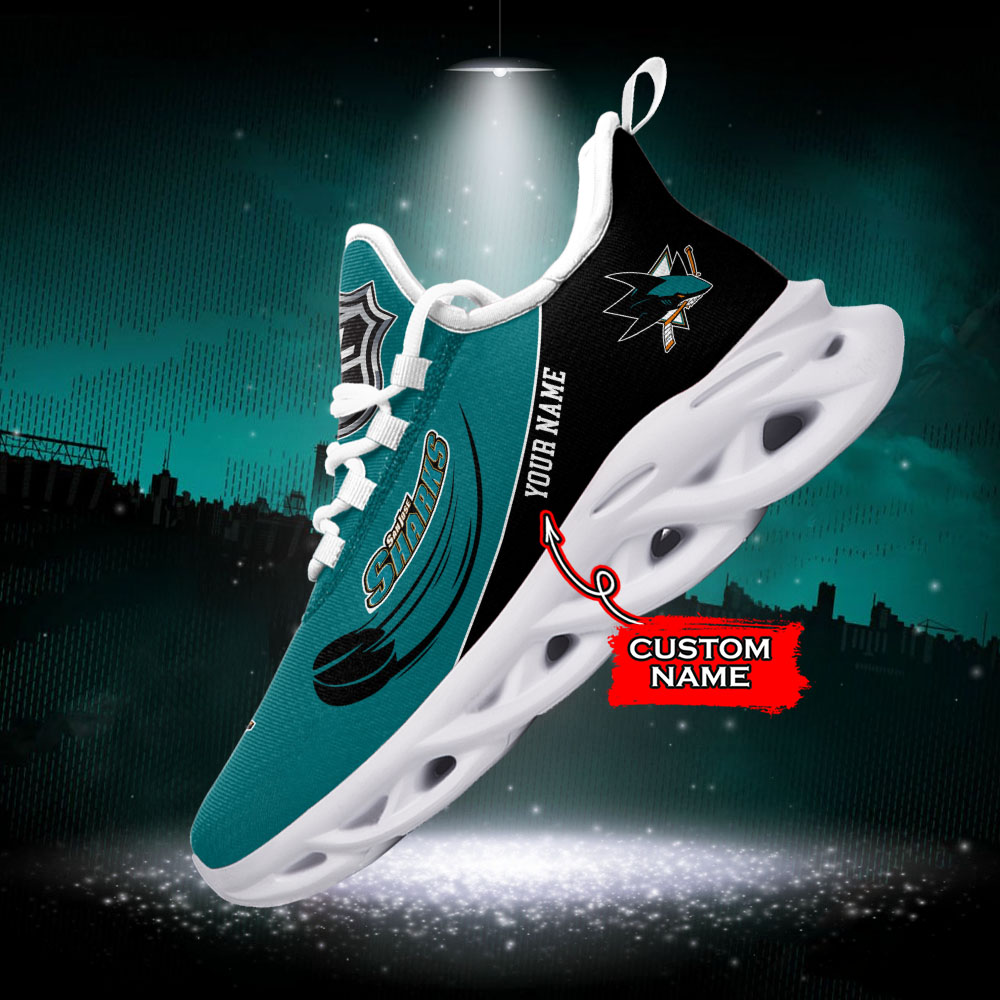 San Jose Sharks NHL Max Soul Shoes Sneakers For Men And Women Calebmatthewhans