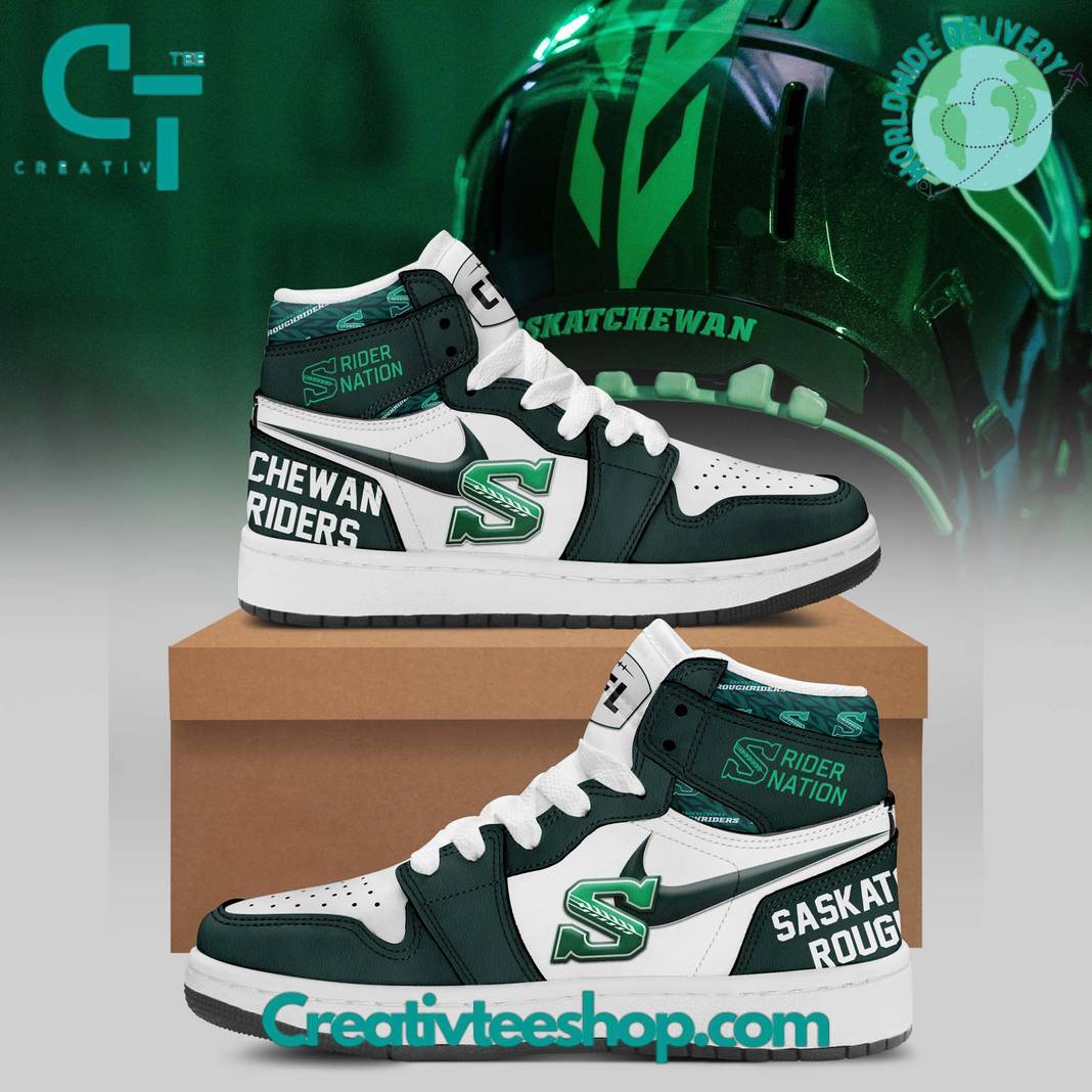 Saskatchewan Roughriders AJ1 High Sneakers Shoes For Men And Women Calebmatthewhans