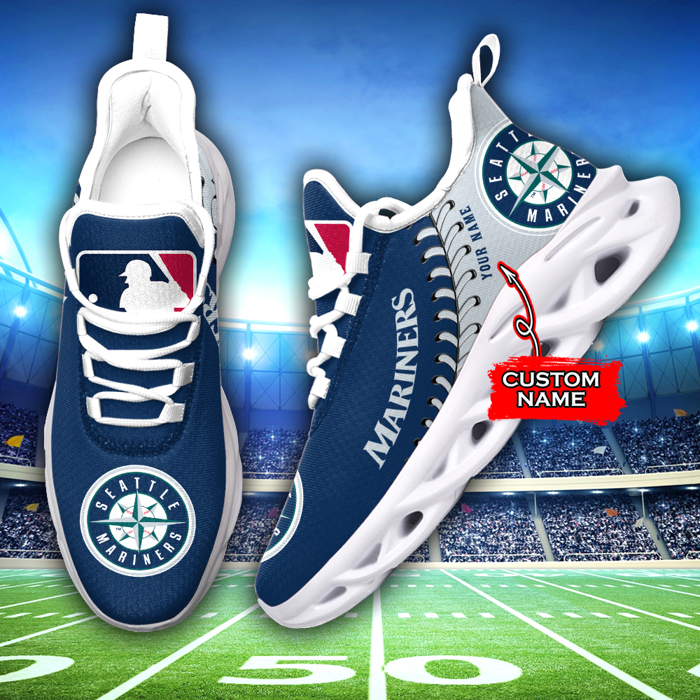 Seattle Mariners MLB Max Soul Shoes Sneakers For Men And Women Calebmatthewhans