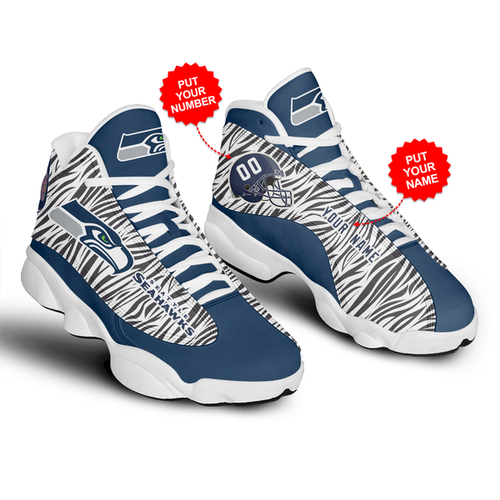 Seattle Seahawks AJ13 Sneakers Shoes For Men And Women Calebmatthewhans