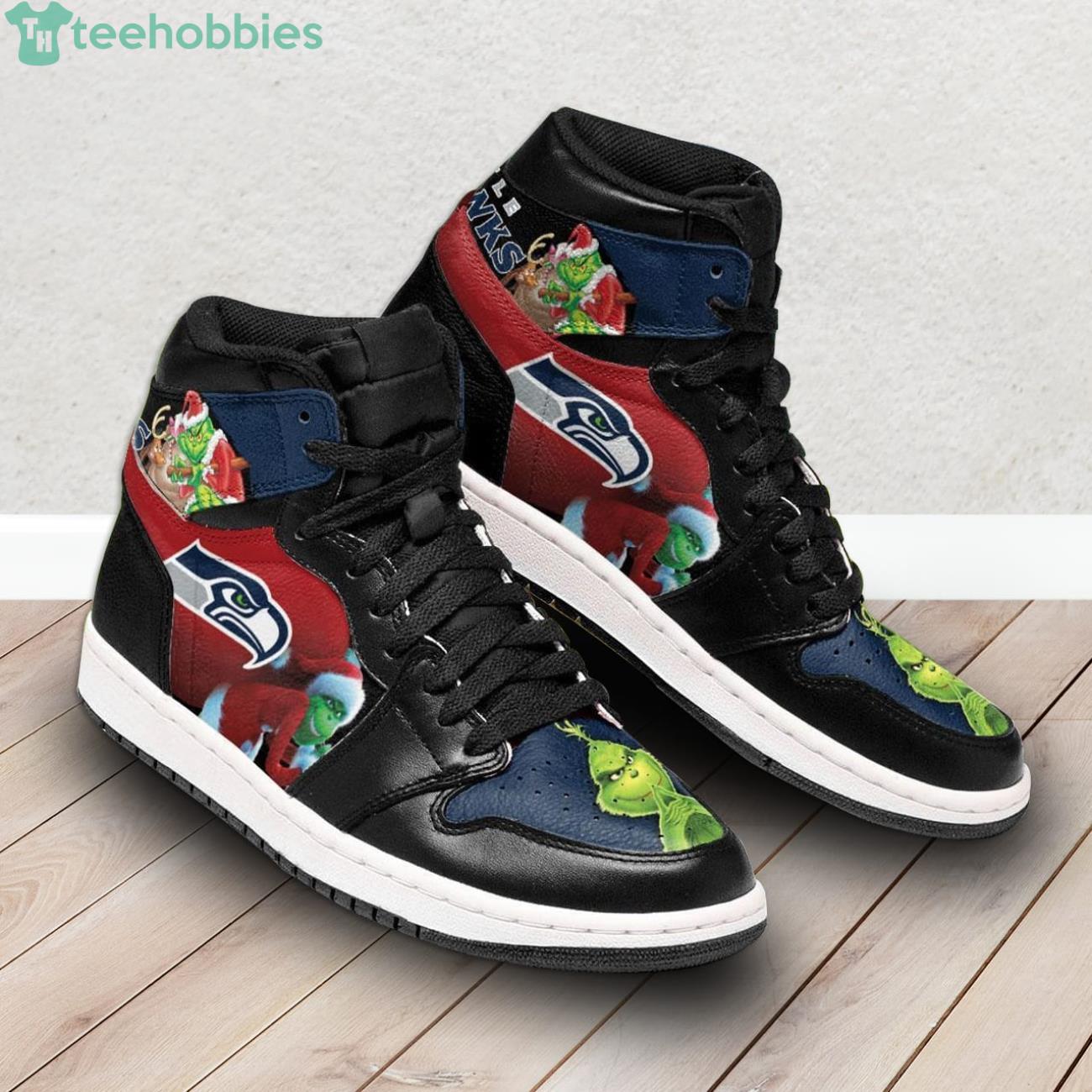 Seattle Seahawks NFL AJ1 High Sneakers Shoes For Men And Women Calebmatthewhans