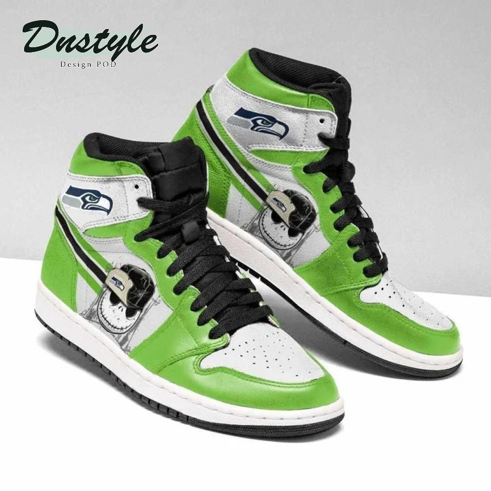 Seattle Seahawks NFL AJ1 High Sneakers Shoes For Men And Women Calebmatthewhans