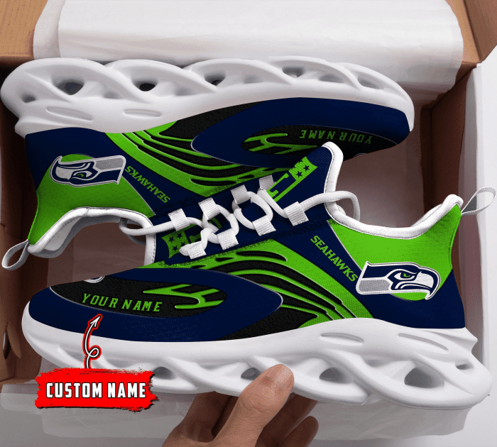 Seattle Seahawks NFL Max Soul Shoes Sneakers For Men And Women Calebmatthewhans