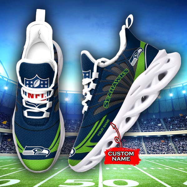 Seattle Seahawks NFL Max Soul Shoes Sneakers For Men And Women Calebmatthewhans