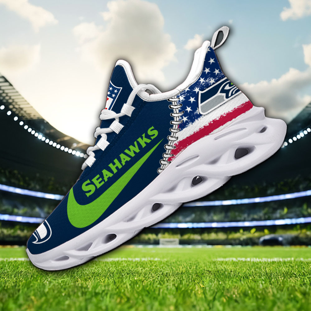 Seattle Seahawks NFL Max Soul Shoes Sneakers For Men And Women Calebmatthewhans
