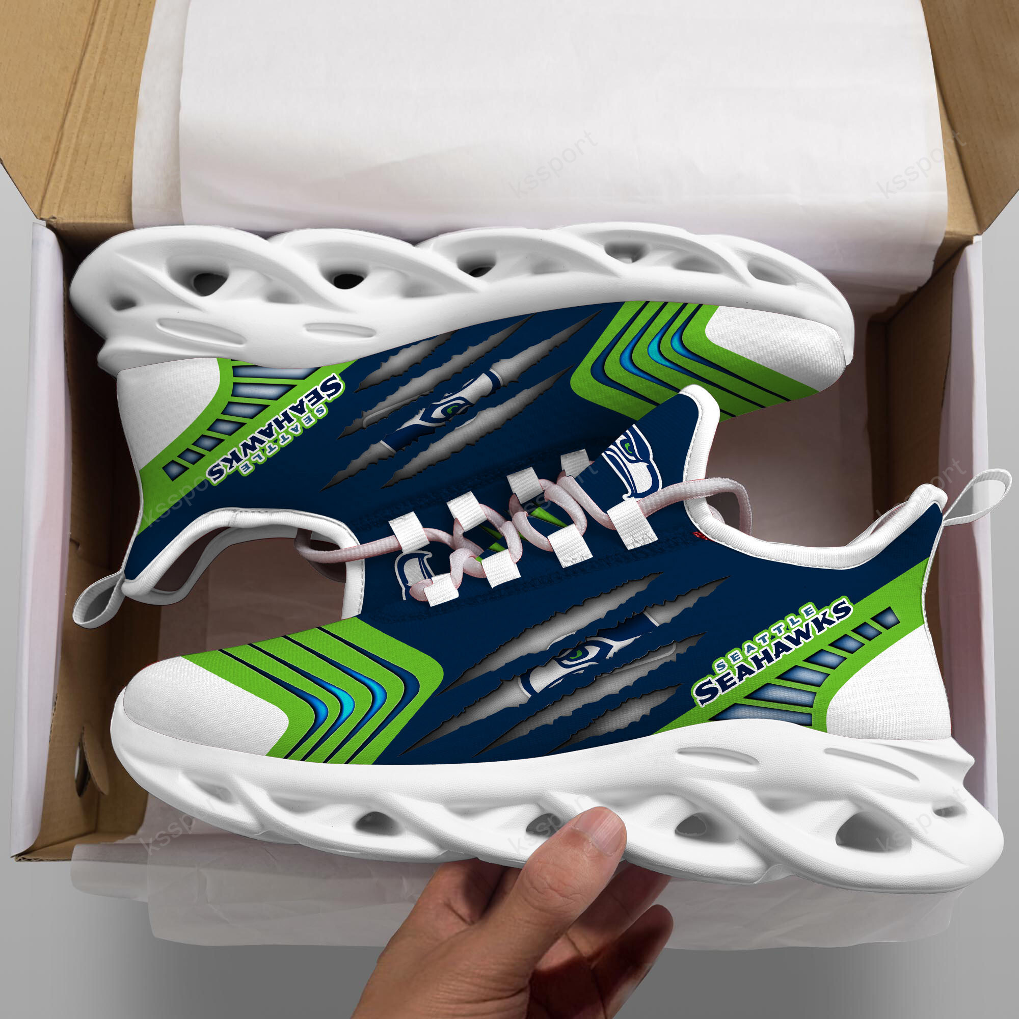 Seattle Seahawks NFL Max Soul Shoes Sneakers For Men And Women Calebmatthewhans