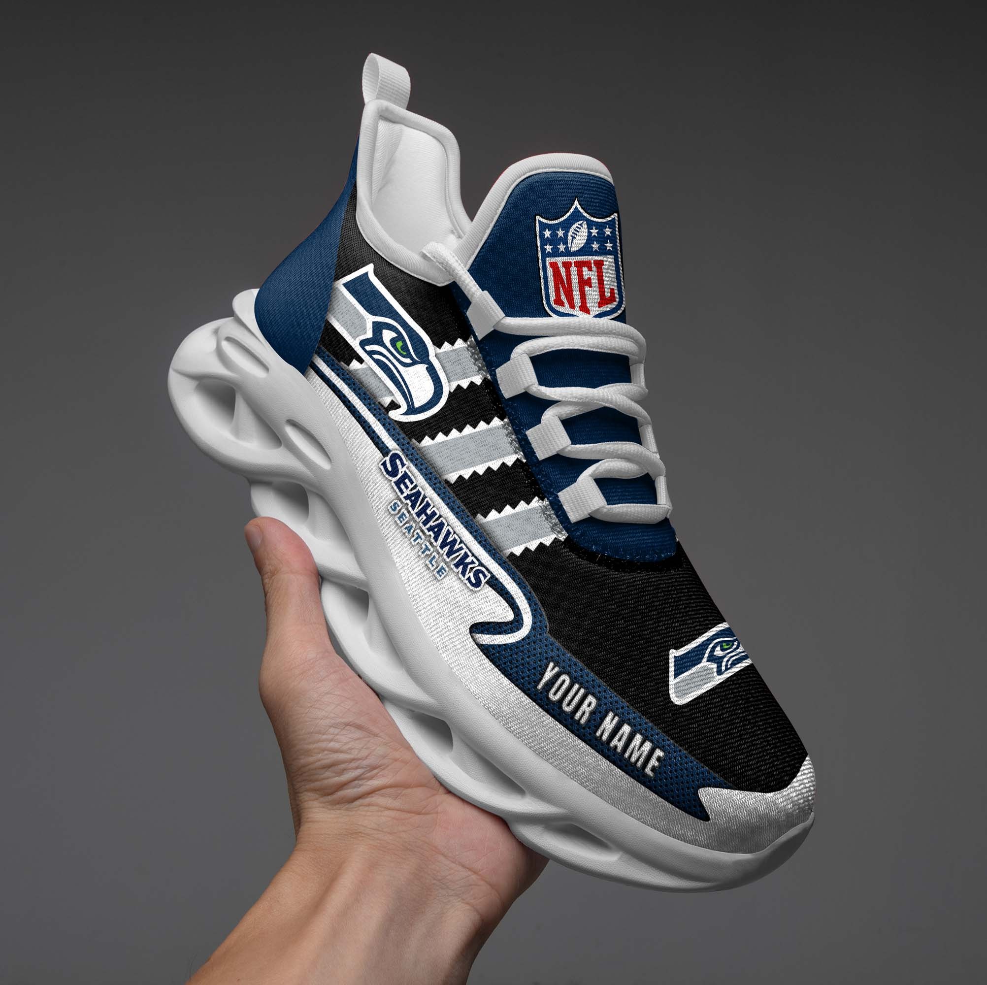 Seattle Seahawks NFL Max Soul Shoes Sneakers For Men And Women Calebmatthewhans
