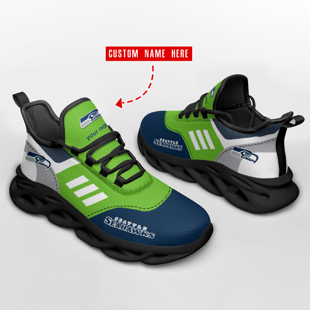 Seattle Seahawks NFL Max Soul Shoes Sneakers For Men And Women Calebmatthewhans
