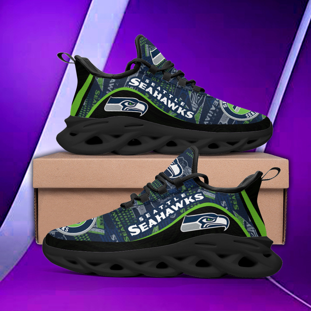 Seattle Seahawks NFL Max Soul Shoes Sneakers For Men And Women Calebmatthewhans