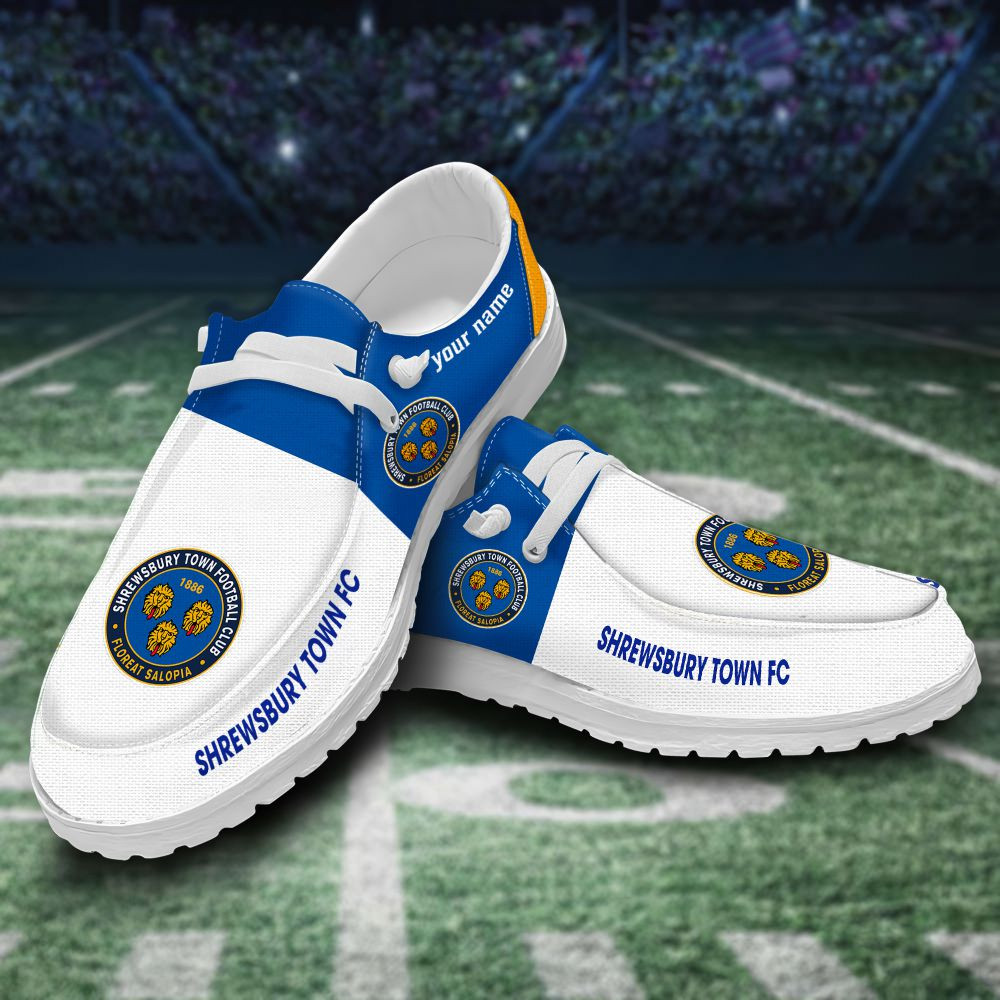 Shrewsbury Town Personalized Hey Dude Shoes For Men And Women Calebmatthewhans