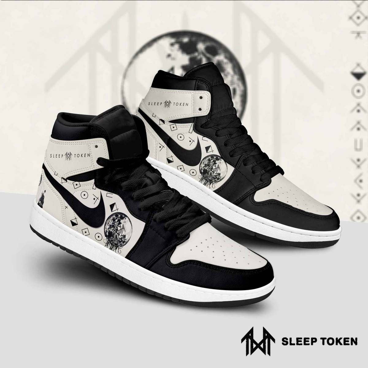 Sleep Token AJ1 High Sneakers Shoes For Men And Women Calebmatthewhans