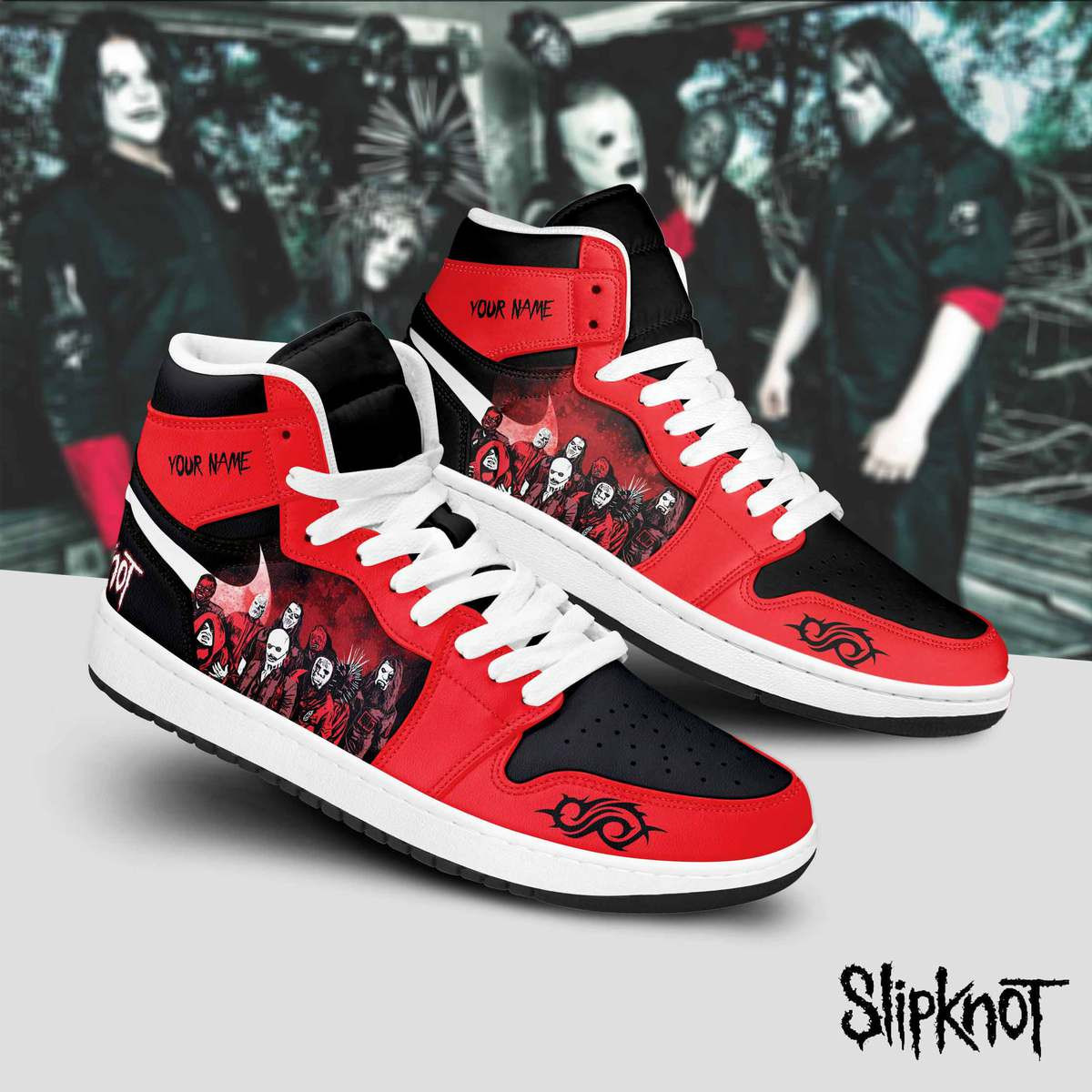 Slipknot AJ1 High Sneakers Shoes For Men And Women Calebmatthewhans