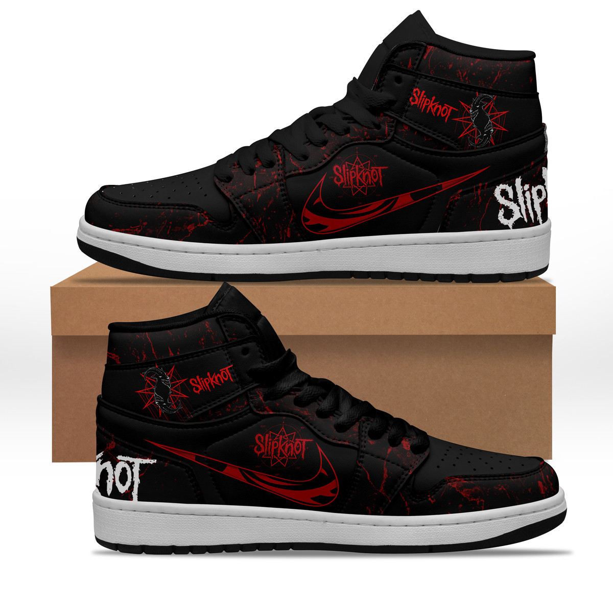 Slipknot AJ1 High Sneakers Shoes For Men And Women Calebmatthewhans