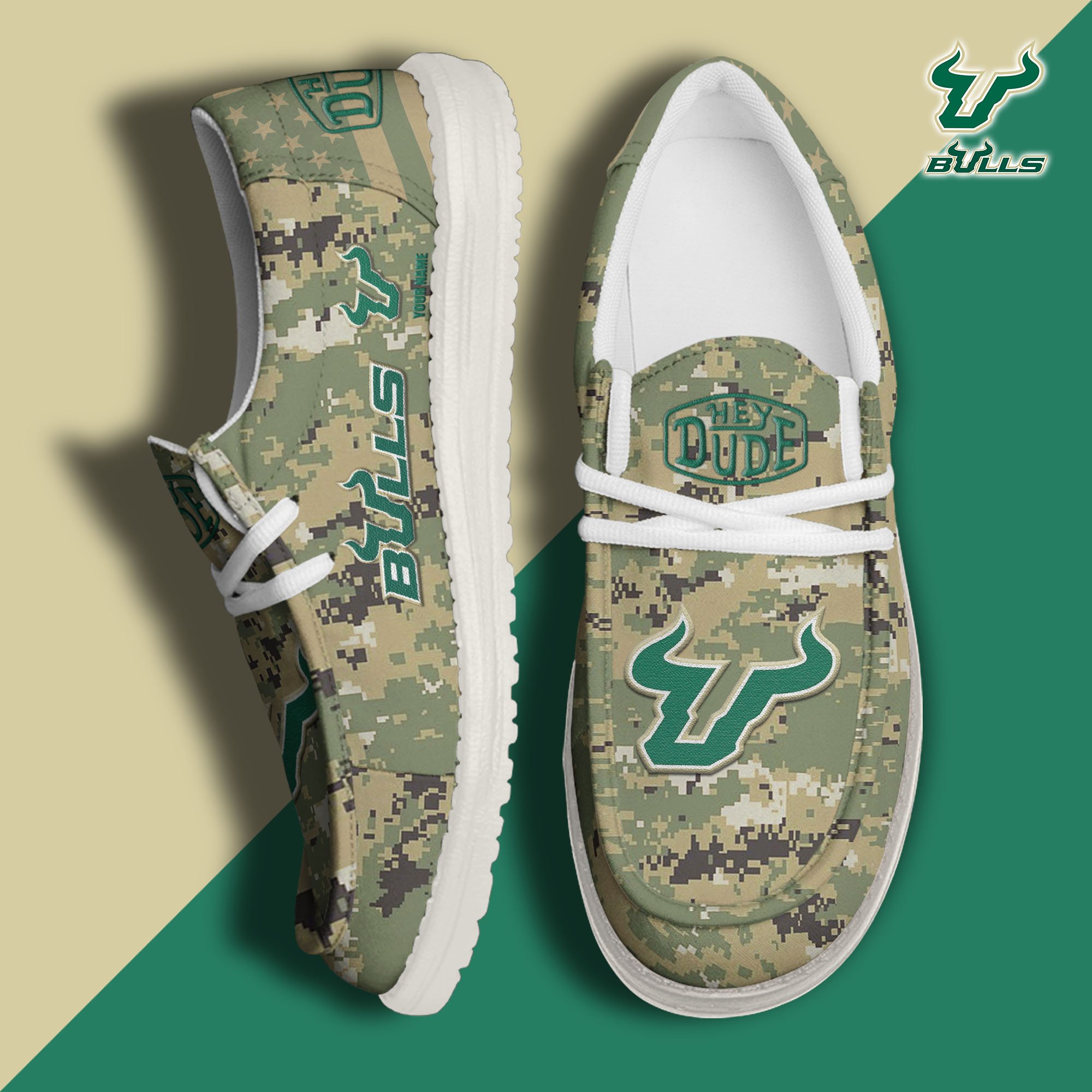 South Florida Bulls Personalized Hey Dude Shoes For Men And Women Calebmatthewhans