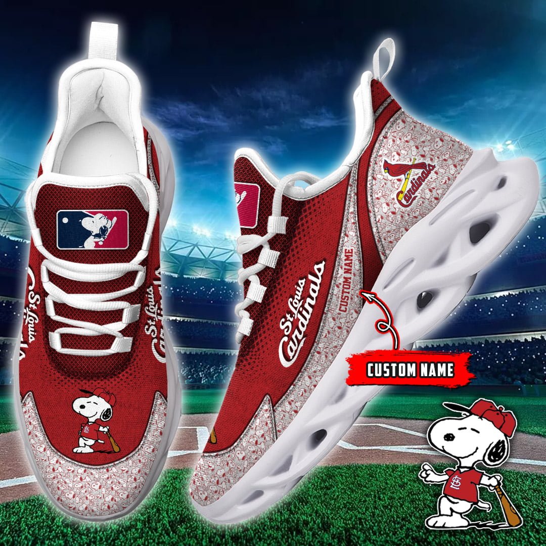 St Louis Cardinals MLB Max Soul Shoes Sneakers For Men And Women Calebmatthewhans