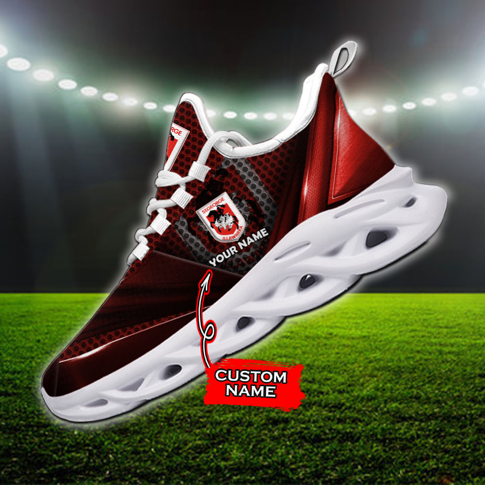 St. George Illawarra Dragons NRL Max Soul Shoes Sneakers For Men And Women Calebmatthewhans