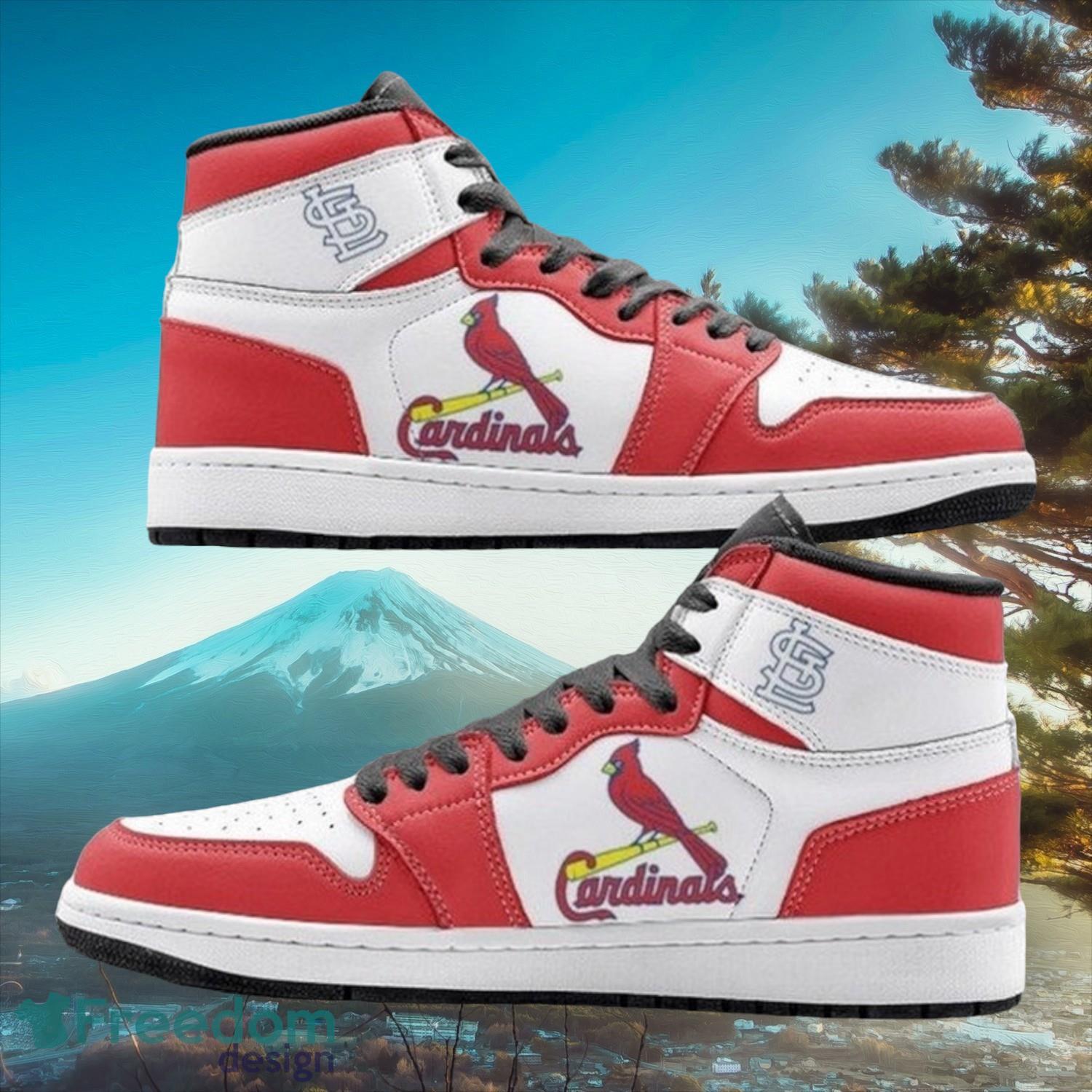 St. Louis Cardinals AJ1 High Sneakers Shoes For Men And Women Calebmatthewhans