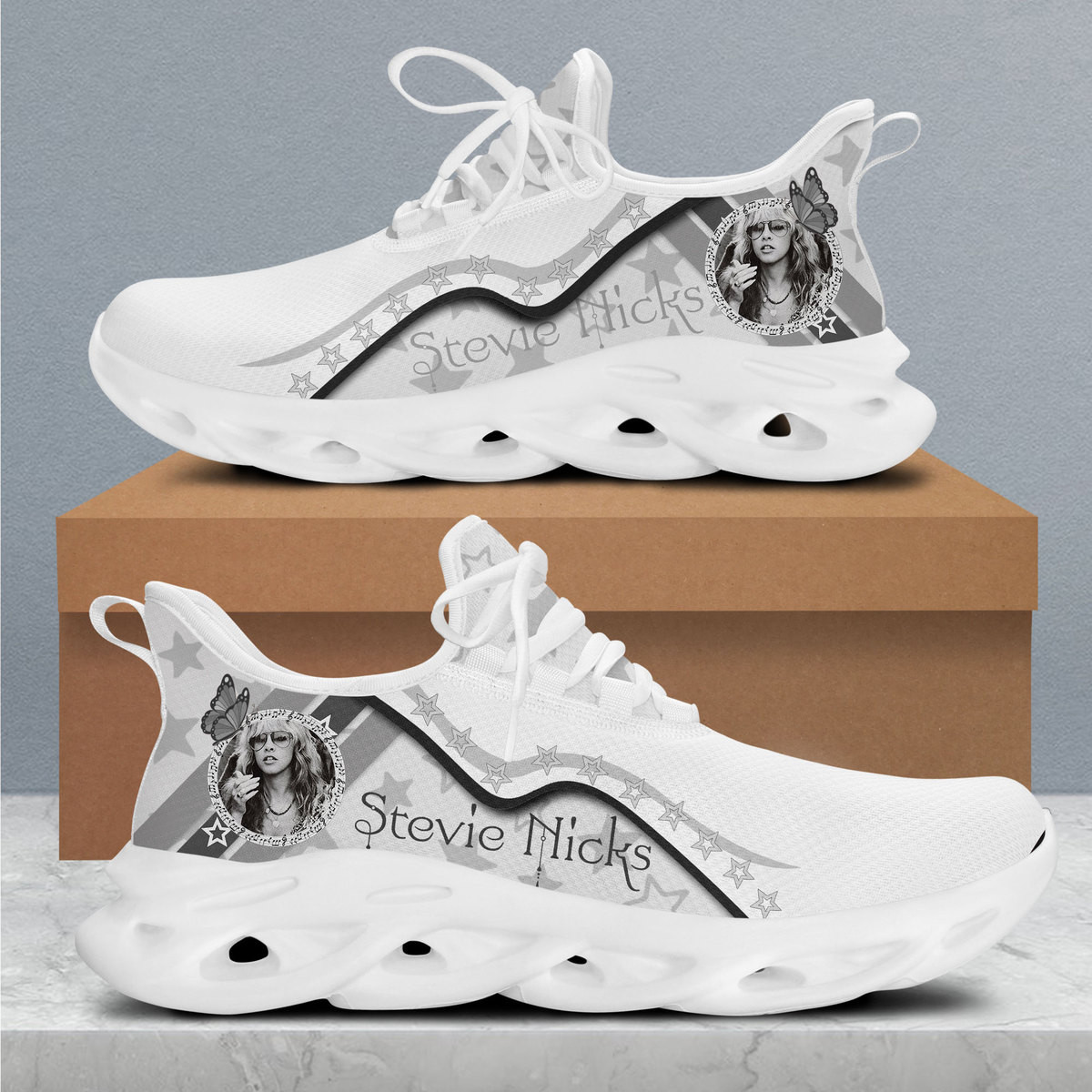 Stevie Nicks Max Soul Shoes Sneakers For Men And Women Calebmatthewhans