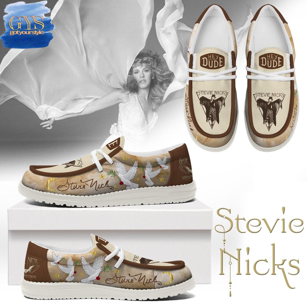 Stevie Nicks Wild Heart Personalized Hey Dude Shoes For Men And Women Calebmatthewhans
