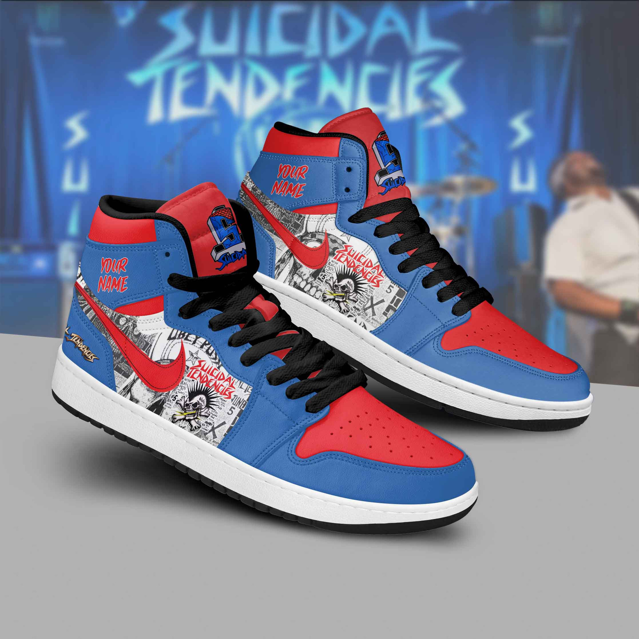 Suicidal Tendencies AJ1 High Sneakers Shoes For Men And Women Calebmatthewhans