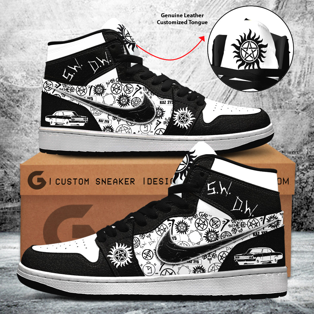 Supernatural AJ1 High Sneakers Shoes For Men And Women Calebmatthewhans