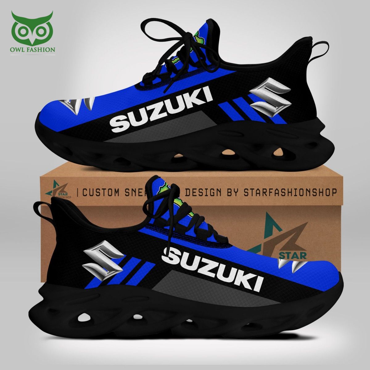 Suzuki Motor Racing Max Soul Shoes Sneakers For Men And Women Calebmatthewhans