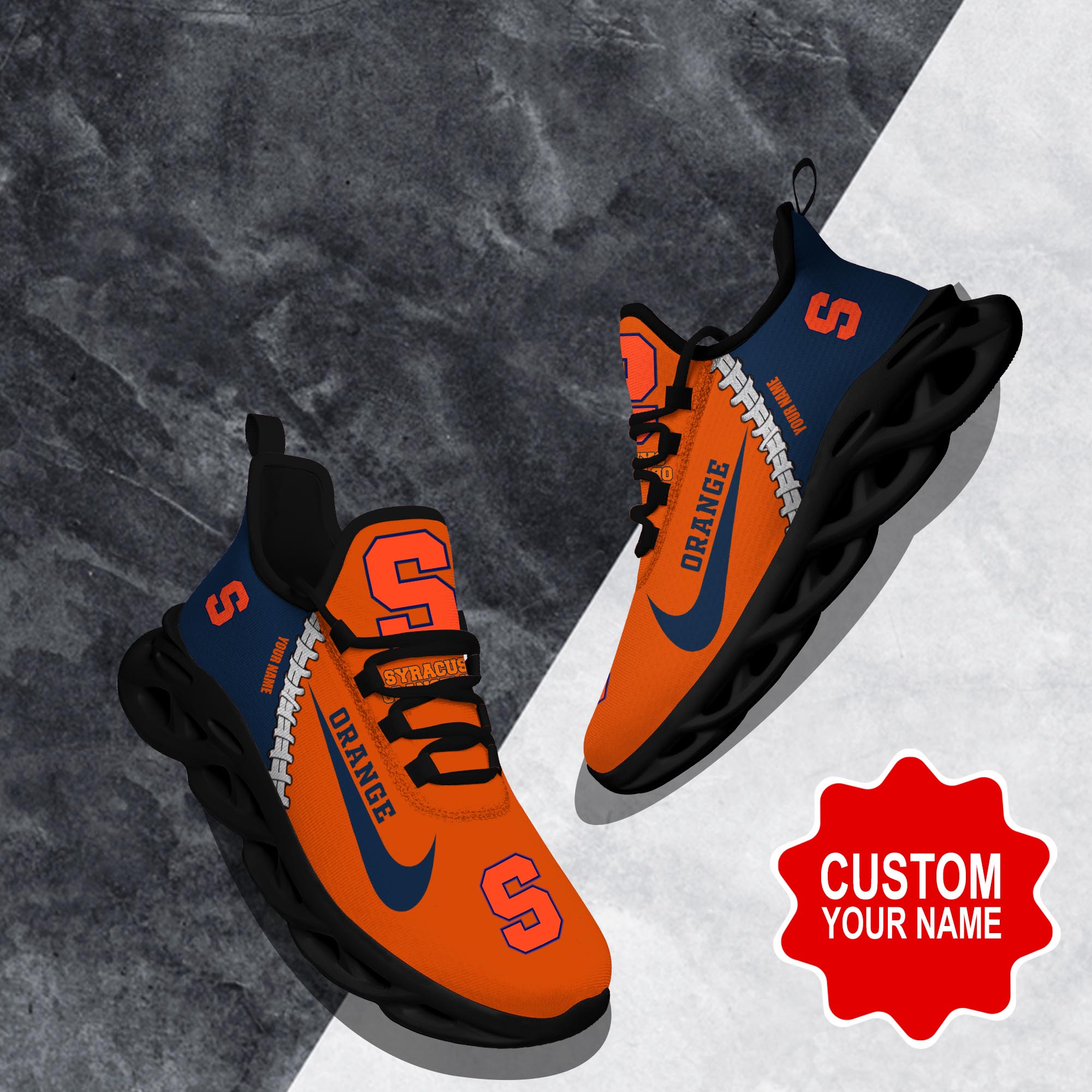 Syracuse Orange Max Soul Shoes Sneakers For Men And Women Calebmatthewhans