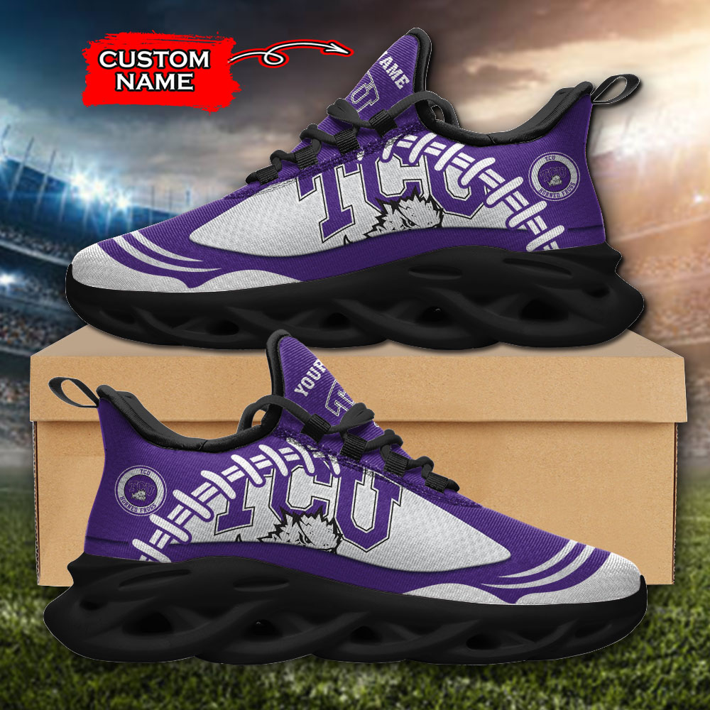 TCU Horned Frogs NCAA Max Soul Shoes Sneakers For Men And Women Calebmatthewhans