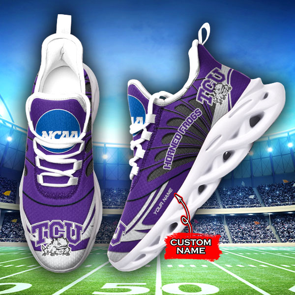 TCU Horned Frogs NCAA Max Soul Shoes Sneakers For Men And Women Calebmatthewhans