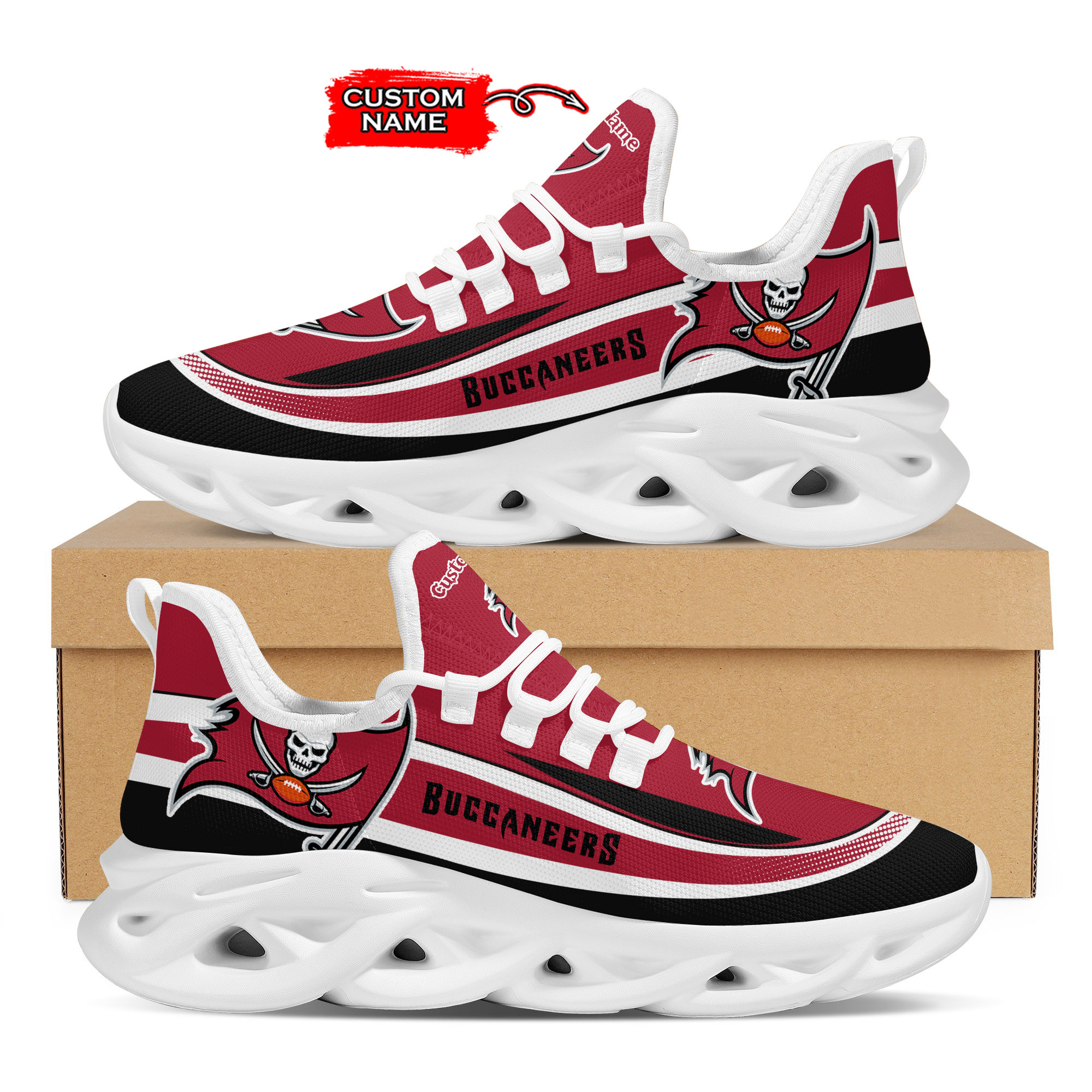 Tampa Bay Buccaneers Max Soul Shoes Sneakers For Men And Women Calebmatthewhans