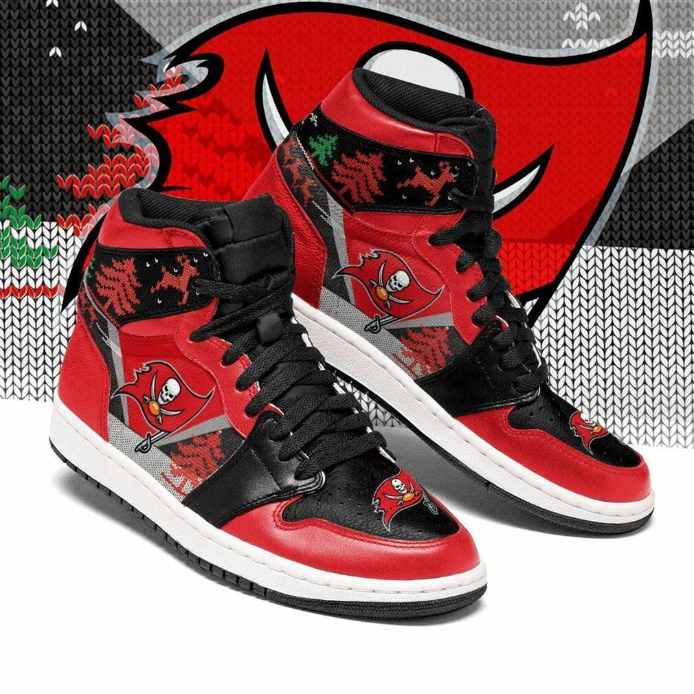 Tampa Bay Buccaneers NFL AJ1 High Sneakers Shoes For Men And Women Calebmatthewhans