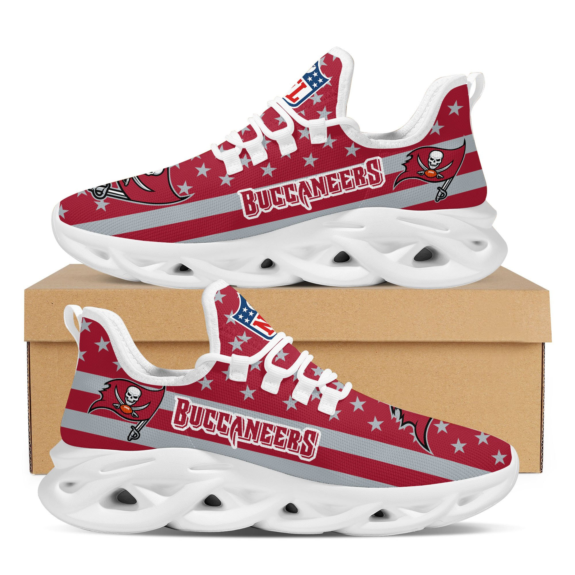 Tampa Bay Buccaneers NFL Max Soul Shoes Sneakers For Men And Women Calebmatthewhans