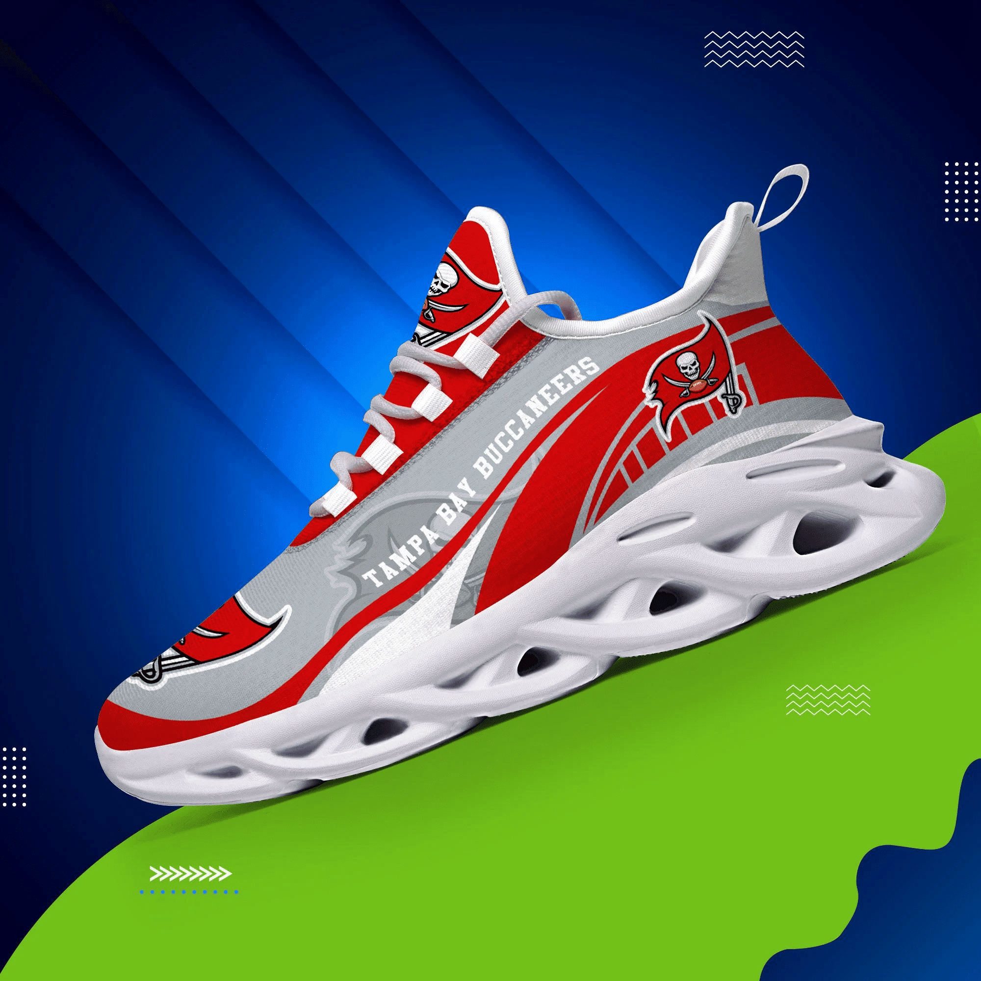 Tampa Bay Buccaneers NFL Max Soul Shoes Sneakers For Men And Women Calebmatthewhans