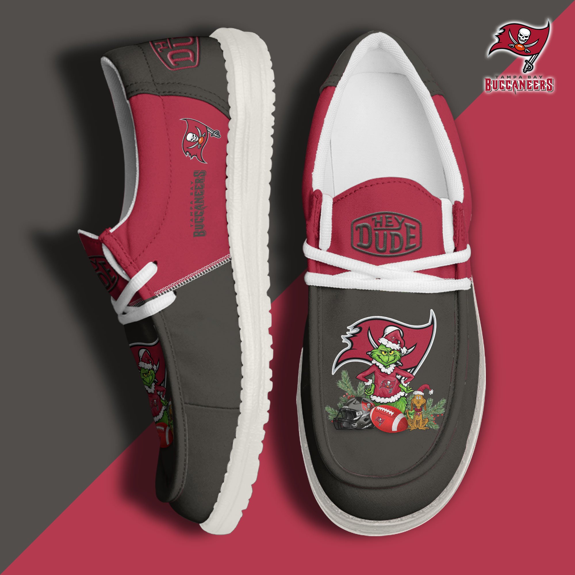 Tampa Bay Buccaneers Personalized Hey Dude Shoes For Men And Women Calebmatthewhans