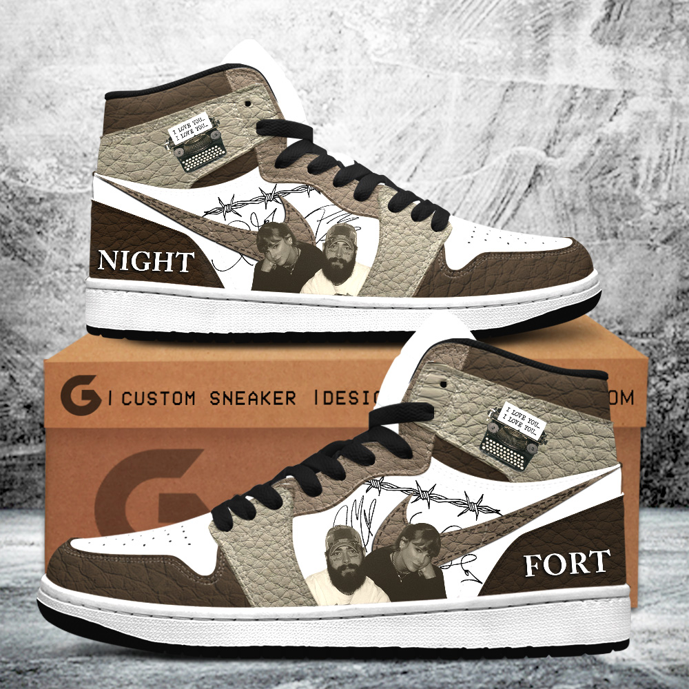 Taylor Swift AJ1 High Sneakers Shoes For Men And Women Calebmatthewhans