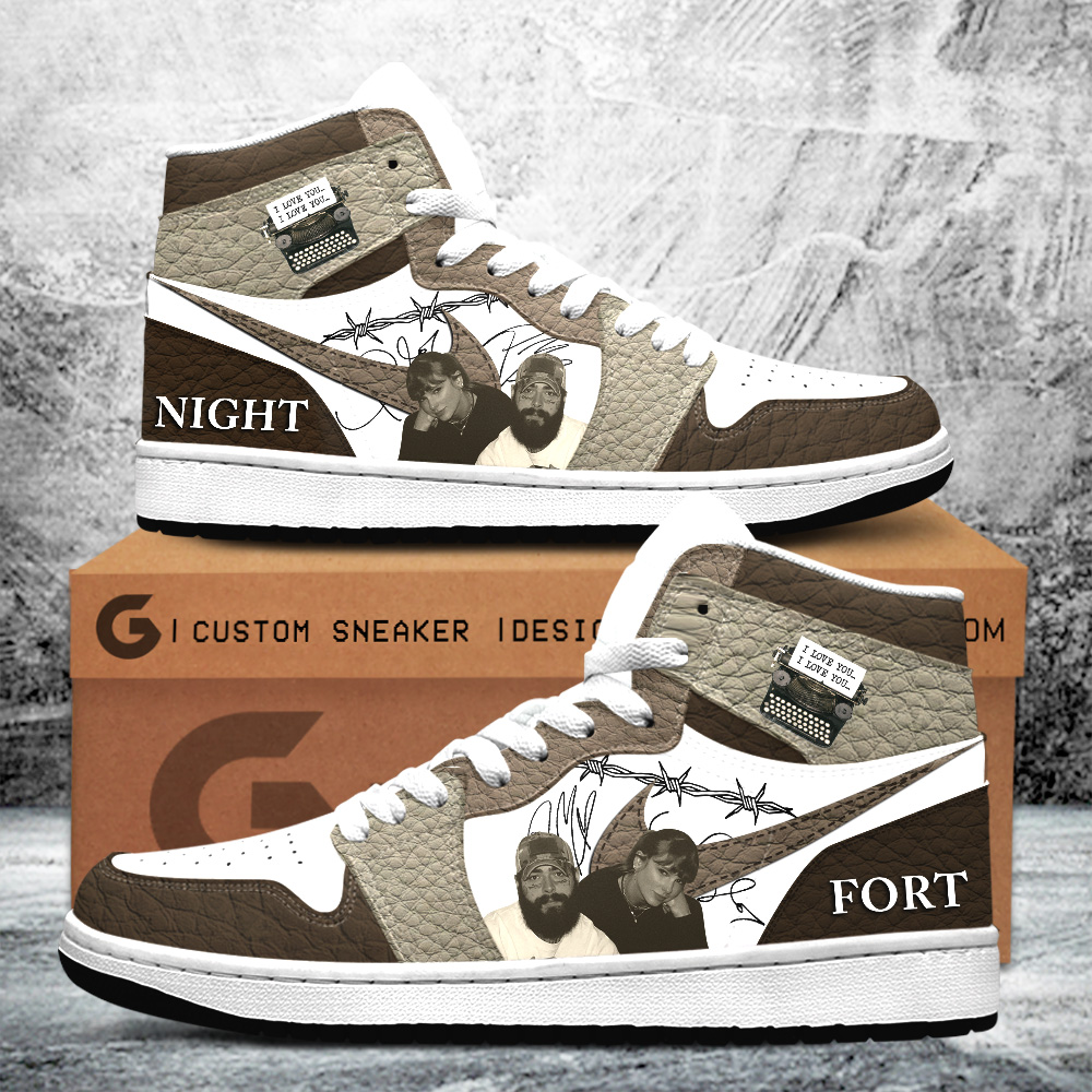 Taylor Swift AJ1 High Sneakers Shoes For Men And Women Calebmatthewhans