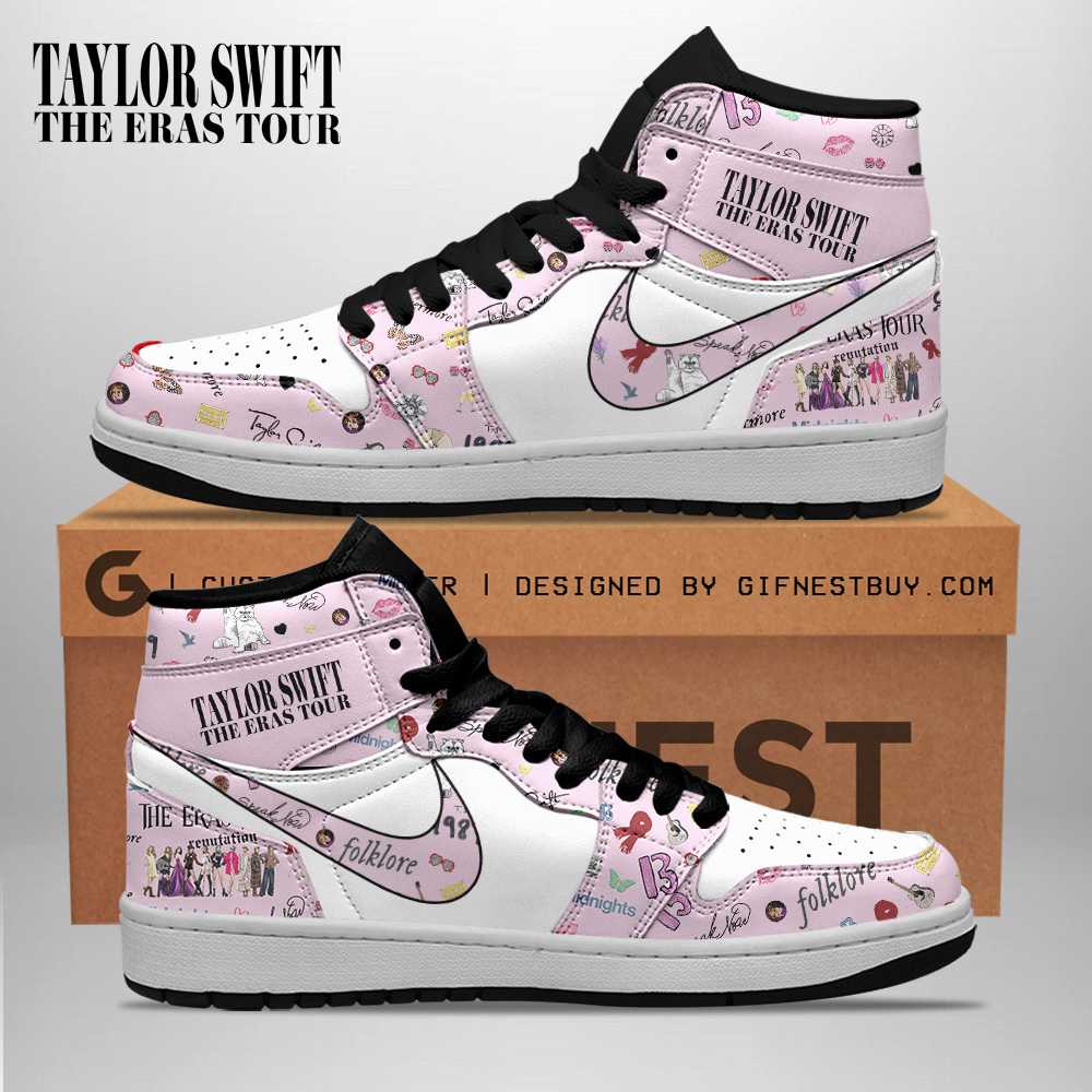 Taylor Swift AJ1 High Sneakers Shoes For Men And Women Calebmatthewhans