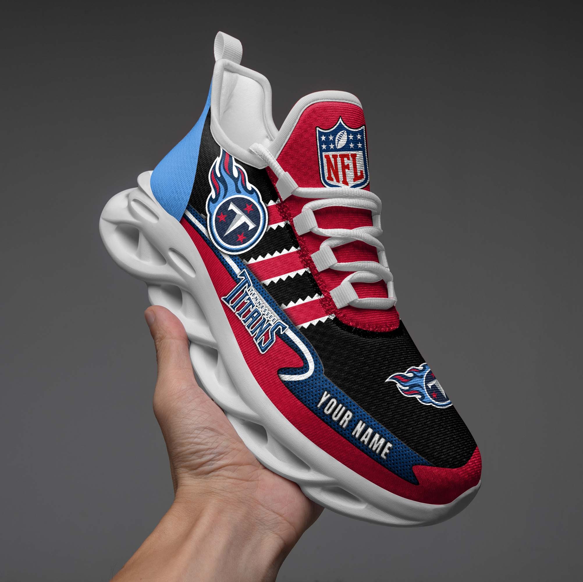 Tennessee Titans NFL Max Soul Shoes Sneakers For Men And Women Calebmatthewhans