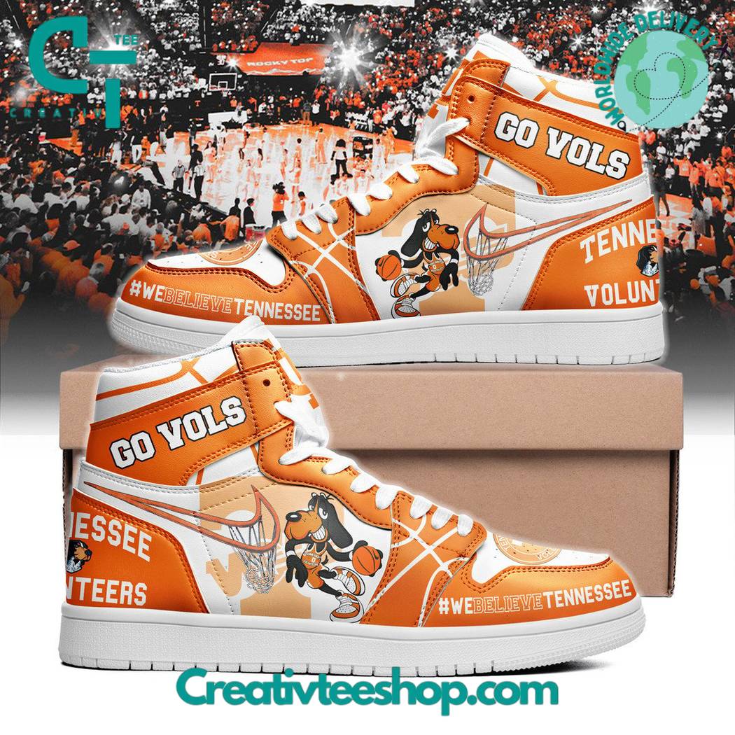 Tennessee Volunteers AJ1 High Sneakers Shoes For Men And Women Calebmatthewhans