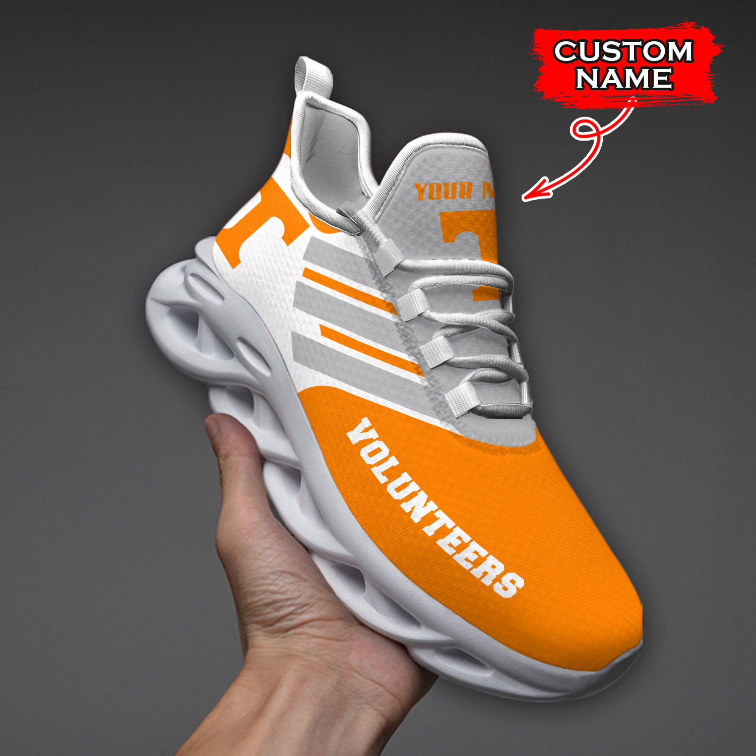 Tennessee Volunteers NCAA Max Soul Shoes Sneakers For Men And Women Calebmatthewhans