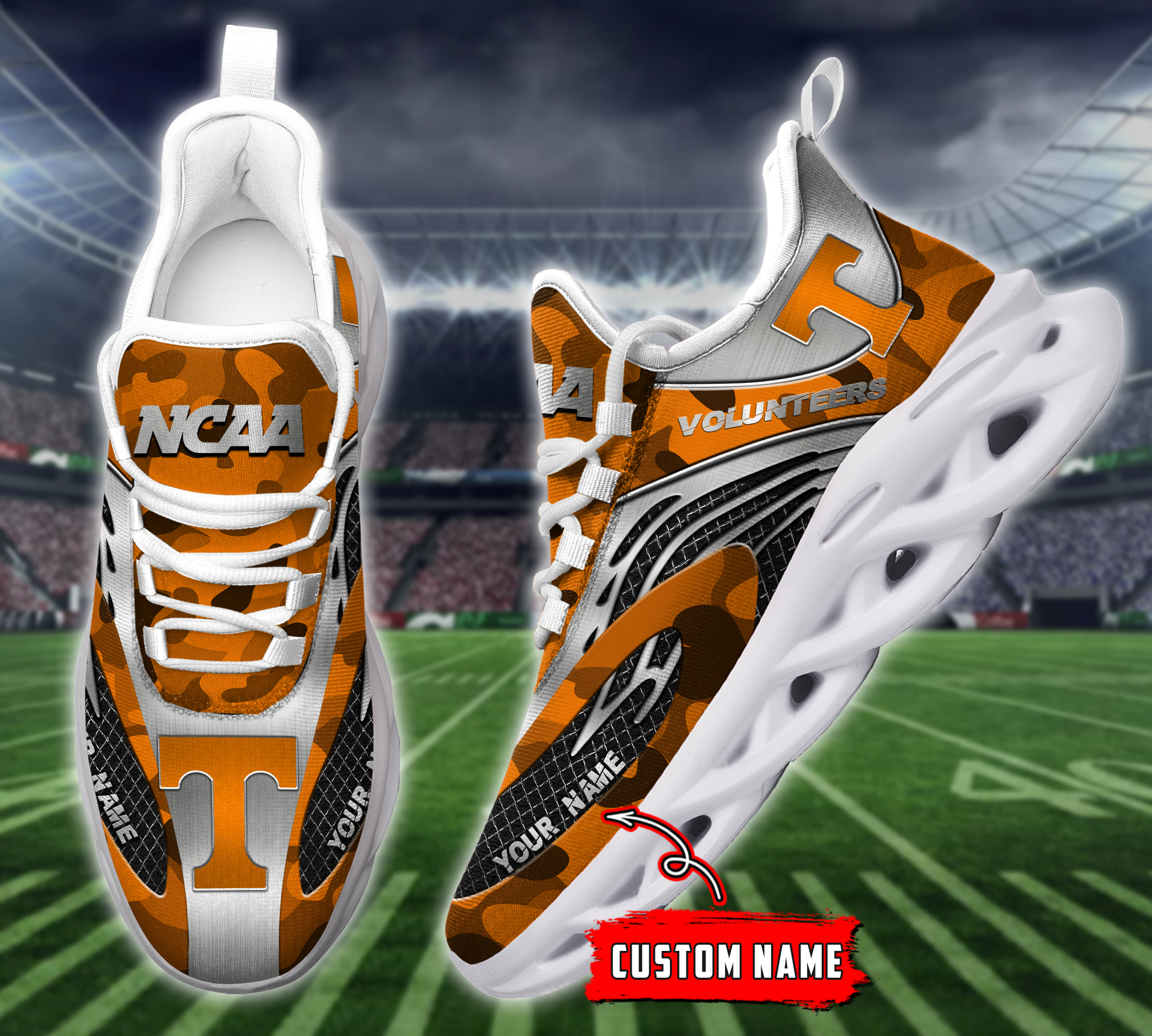 Tennessee Volunteers NCAA Max Soul Shoes Sneakers For Men And Women Calebmatthewhans