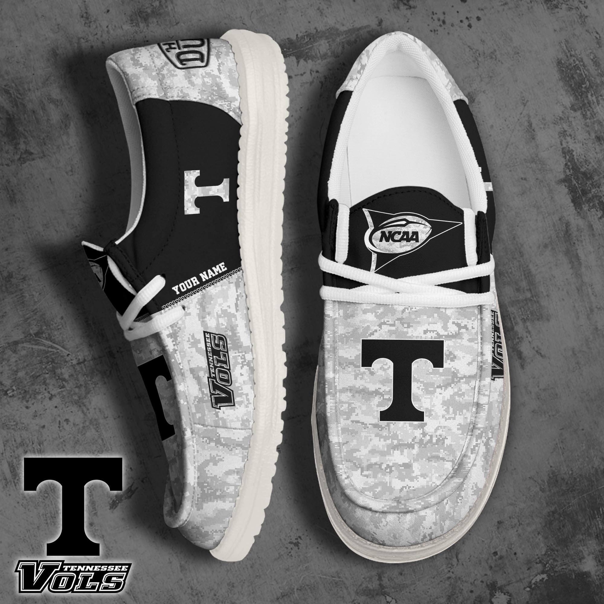 Tennessee Volunteers Personalized Hey Dude Shoes For Men And Women Calebmatthewhans