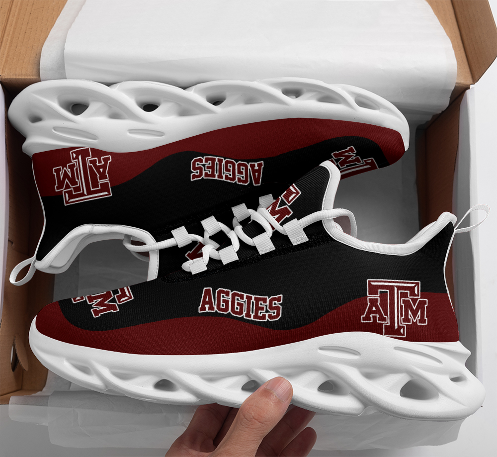 Texas A&M Aggies Max Soul Shoes Sneakers For Men And Women Calebmatthewhans
