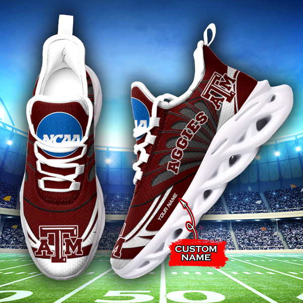 Texas A&M Aggies NCAA Max Soul Shoes Sneakers For Men And Women Calebmatthewhans