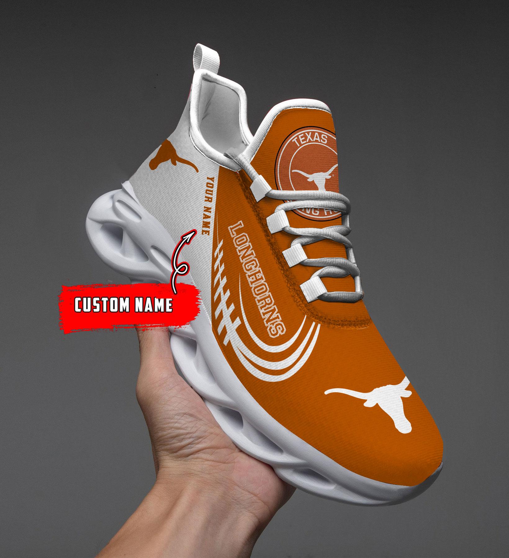 Texas Longhorns Max Soul Shoes Sneakers For Men And Women Calebmatthewhans