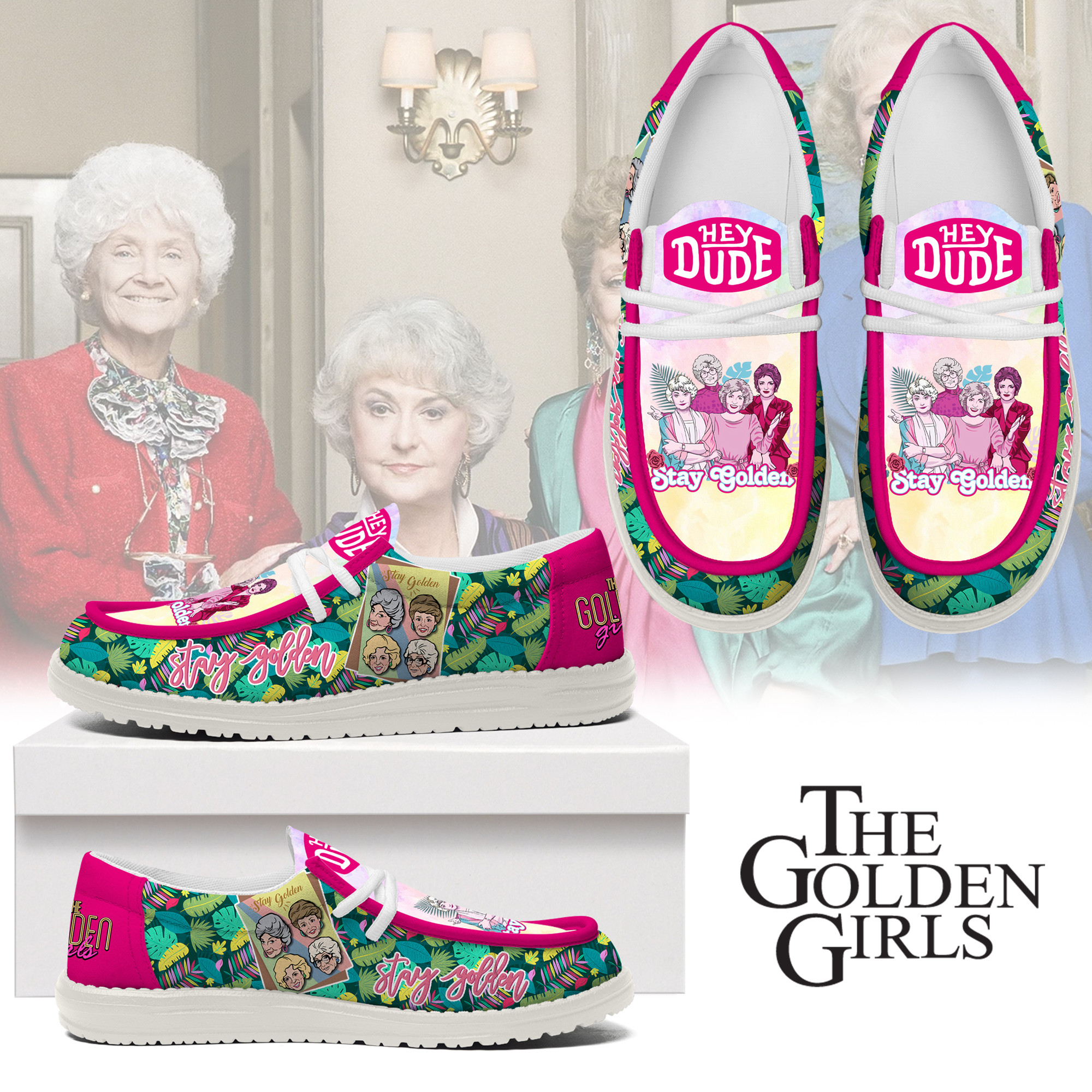 The Golden Girls – Custom Name Hey Dude Calebmatthewhans