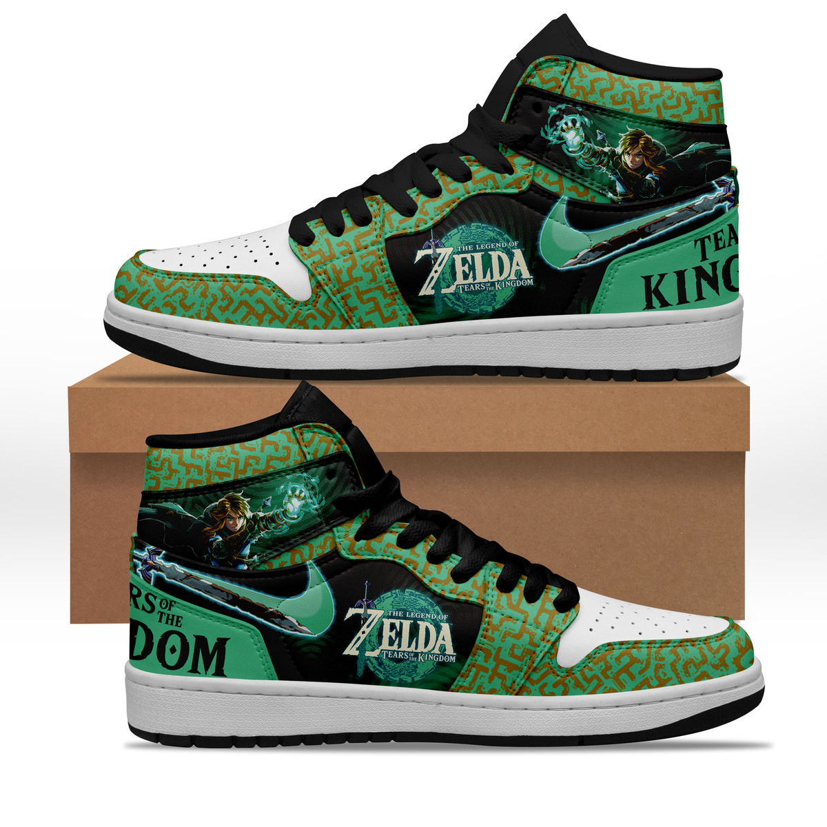 The Legend of Zelda AJ1 High Sneakers Shoes For Men And Women Calebmatthewhans